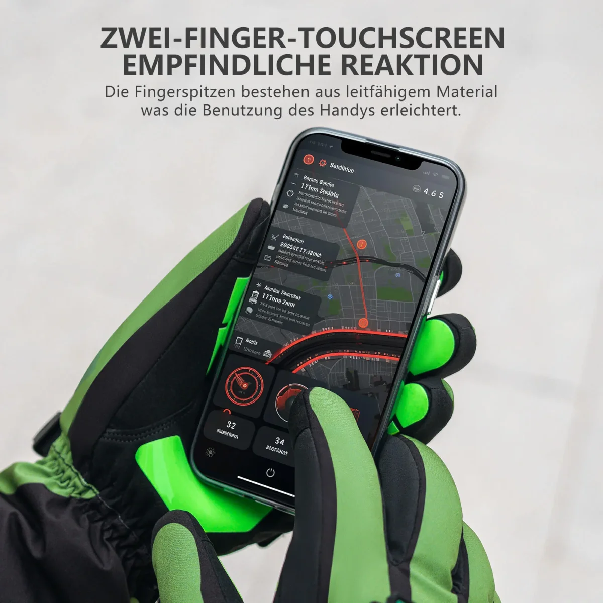 Vintervärmecykelhandskar, 3 värmeinställningar, storlekar M-XL, ROCKBROS - Bild 7