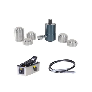 Komplett Hydrauliskt Pressverktyg 25–51″ med Fotpump