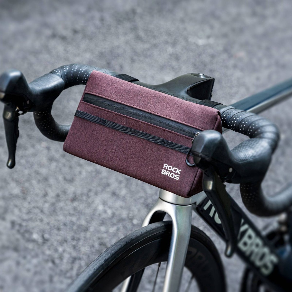 Cykelväska för styr, cykelväska, cykelkorg, 6 färger, ca 1,3 l, ROCKBROS - Bild 6