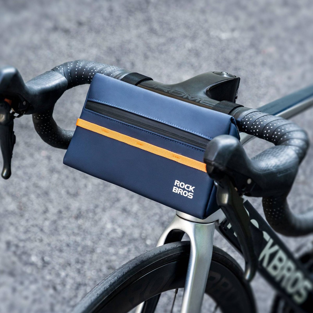Cykelväska för styr, cykelväska, cykelkorg, 6 färger, ca 1,3 l, ROCKBROS - Bild 3