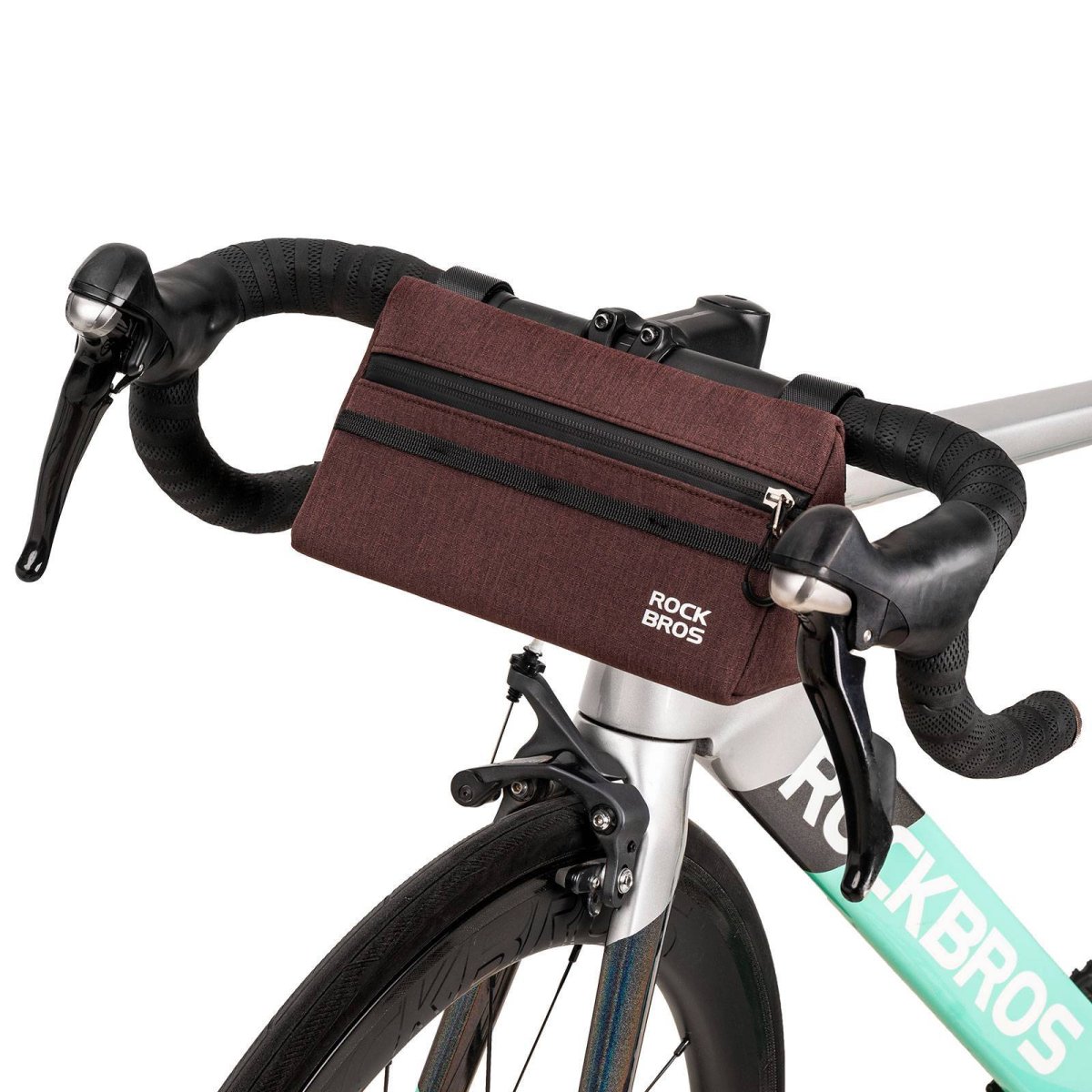 Cykelväska för styr, cykelväska, cykelkorg, 6 färger, ca 1,3 l, ROCKBROS - Bild 5