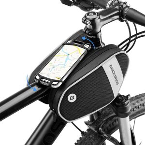 Cykelramväska med 360° roterande telefonhållare, 1,5 L, BK ROCKBROS