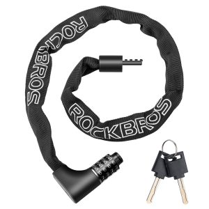 Kombinationslås med 4-siffrig kod, 96 cm långt, ROCKBROS