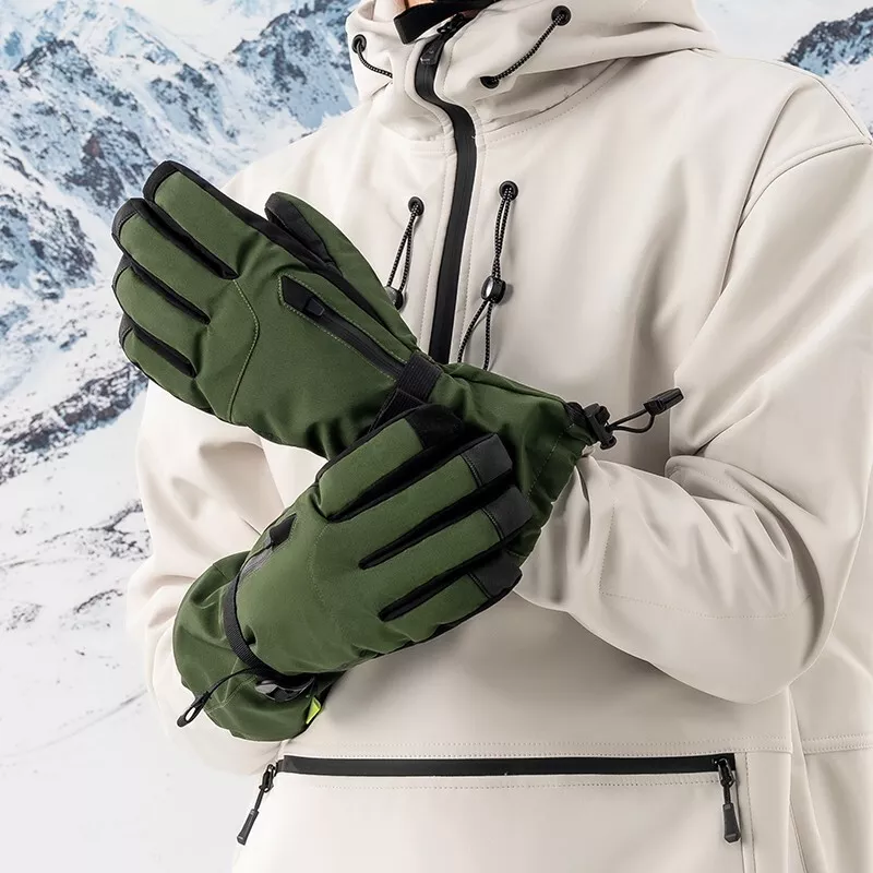 Qunature Gloves Winter Ski/Snow Handskar Vindtäta för Cykel/Motorcykel XS-XL - Bild 9